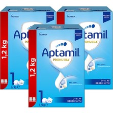 Aptamil 1 Bebek Sütü 1200 x 3 Adet 3600 gr