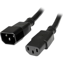 2 Metre Erkek Dişi Power Uzatma Kablosu 2 Metre C13 C14 Power Kablosu