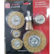 Moontime Alaçatı 6'lı Pimli Tel Fırça Seti Hobi Fırça