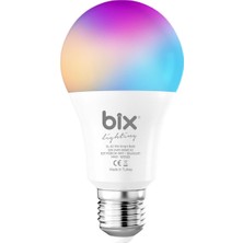 Bix Sl-02 Aura Çok Renkli 11W Rgb Wifi-Bluetooth Uzaktan Kontrollü Akıllı Ampul