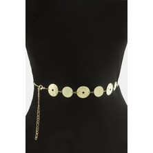 Renas Store Çiçek Metal Zincir Kemer