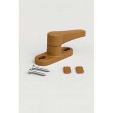 Proalet Profesyonel Emniyet Kilidi, Çekmeli, Metal, Çocuk Güvenlik Kilidi, Mandallı, Emniyet Sistemi, Pimapen, Pvc Kapı, Pencere Kilidi (Kahverengi)