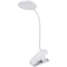 Purelite Şarj Edilebilir Klipsli Lamba - Masa Lambası ve Masa Lambası, LED Esnek Işık, Ayarlanabilir Boyun ve Kelepçe Dahil, Okuma, Iğne Işi, Dikiş, El Işi Için Doğal Gün Işığı Ampulleri