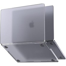 Minesk MacBook Air 15,3 ile Uyumlu M4 (A3241) M3 (A3114) M2 (A2941) Polikarbonat Sert Koruyucu Çizilme ve Darbe Önleyici Kılıf (Mat-Uzay Gri, 15 Inç 2023-2024)