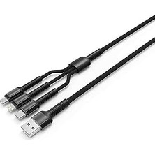 LC93 3 In 1 USB Kablo Siyah