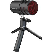 Avermedia Akış, Podcast ve Oyun Için USB Mikrofon, Kardioid Polar Desenli, Tripod Standı, Kulaklık Çıkışı, Sessiz Düğmesi, Pc, Dizüstü Bilgisayar, iPhone ve Android Için Tüm Metal Tasarım
