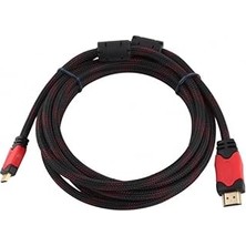 Pdateknoloji Concord HDMI Kablo 1.5 Metre Ses ve Görüntü Aktarım Kablosu - Siyah/kırmızı