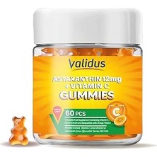 Renas Store Validus Astaksantin 12 Mg + Vitamin C Gummies
