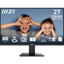 Msı 27" Pro MP273U Kurumsal Monitör, Uhd, 16:9, Flat, IPS 60Hz,4ms, Adaptive-Sync