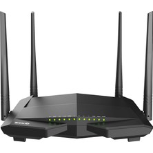 Tenda V12 Modem Yönlendirici (AC1200 300 Mbit/s 2,4 Ghz'de + 5 Ghz'de 867 Mbit/sn, 3 x Gigabit Lan Bağlantı Noktası +1 x Gigabit Wan) Beamforming, Vpn/ıptv/ıpv6/ WPS|100-240V |50/60Hz ≤ 18 W Güç