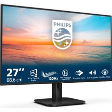 Philips 27E1N1200A 27" 120Hz 1ms Vga+Hdmı+Dp Fullhd Adaptive-Sync IPS Vesa Monitör