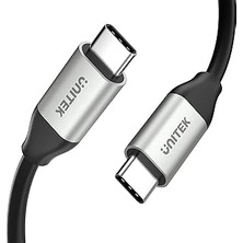 Unıtek Human Friendly Usb-C 100W Pd Hızlı Şarj Kablosu, 4K@60Hz ve 10GBPS Veri (Usb 3.2 Gen2) C14082ABK Power Delivery 100W USB Superspeed + Quick Charge Siyah