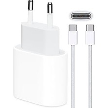 Bydiz Apple iPhone 35W Usb-C 16/15/pro/max/plus Güç Adaptörü Set Gan Tech Type-C Hızlı Şarj Cihazı