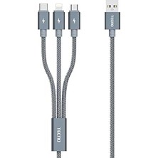 Tecno Charger+Data Cable TCD-X95 2A 1m Gri