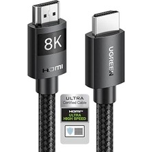Ugreen 8k HDMI 2.1 Kablo 3D Earc Hdcp 2.2/2.3 Pc Için Ps5/ps4 Soundbar Hdtv(5m)