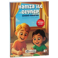 Hamza ve Zeynep ile Kutsal Yolculuk – 4 Kitaplık Hikaye ve Boyama Seti