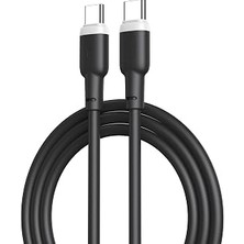 Xo 60W Hızlı Şarj Kablosu Type-C | NB-Q208B | Yumuşak Slikon Tasarım | Hızlı Veri Aktarımı | 1 Metre | Siyah