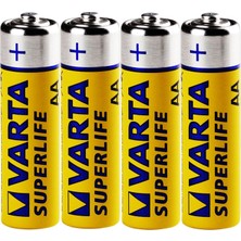 Varta Kalem Pil Kalın Kalem Pil R6KG Aa Pil 1.5 V 4'lü Paket