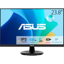 Asus Eye Care VA24DQFR - 24 Inç Full Hd Monitör - Çerçevesiz, Titreşimsiz, Mavi Işık Filtresi, Adaptive-Sync - 100 Hz, 1 Ms Mprt, 16:9 IPS Panel, 1920 x 1080 - Displayport, Hdmı, D-Sub, Hoparlör