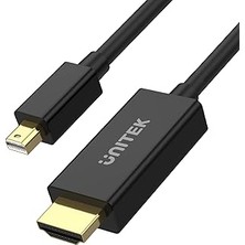 V1152A Unitek Adaptör Minidp Na HDMI 4K 30Hz Kablo 2m / 4K@30Hz / Plug And Play/hdr/full Hd/audio-Wideo/hdmı 1.4 / Altın Kaplama Bağlantılar/renk Siyah