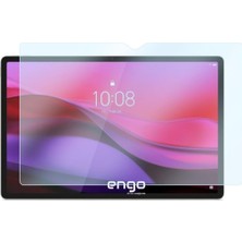 Engo Lenovo Yoga Tab Plus 12.7 Inç Ile Uyumlu Ekran Koruyucu 9h Temperli Kırılmaz Esnek Nano Cam, Çizilmeye ve Darbeye Dayanıklı Koruma, Hd Şeffaf