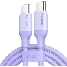 Ugreen Usb-C 3A/60W Hızlı Şarj Kablosu, 1m, Mor
