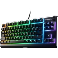 Steelseries Apex 3 Tkl Türkçe Gaming Klavye Tenkeyless, 8 Bölge Rgb Aydınlatma Türkçe Qwerty