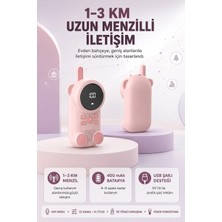 Renas Store Bebek Telsizi LCD Ekran Vox Iki Yönlü Iletişim USB Şarj Hafif