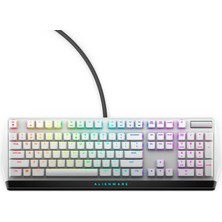 Alienware Yeni Düşük Profilli Rgb Oyun Klavyesi AW510K Işık, Anahtar Başına Alienfx Rgb Aydınlatma, Medya Kontrolleri ve USB Geçişi, Cherry Mx Düşük Profilli Kırmızı Anahtarlar, Ay Işığı