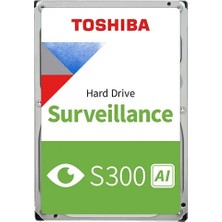 Shopwave Toshıba S300 Aı, MG11ACA18TE-V, 3.5", 18TB, 1024MB 7200 Rpm, 7/24 Güvenlik HDD (Türkiye Distribütörü Garantili)