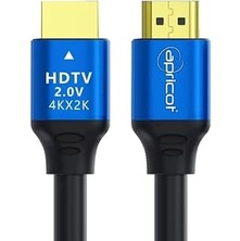 Apricot Ap-Xhdm3 4K HDMI Kablo 3 Metre - V2.0 Ultra Hd Yüksek Hızlı HDMI Kablosu, 60Hz Hdr ve Arc Destekli, Ps5, Xbox, Pc ve Smart Tv Uyumlu