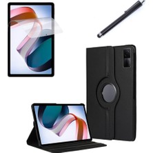 Undeplus Huawei Matepad Air 11.5 Inç ile Uyumlu Kılıf Dönen Tablet Kilifi Ekran Koruyucu+Kalem Siyah