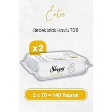 Sleepy Extra Islak Bebek Mendil 70 x 2 Adet (140 Yaprak)