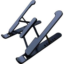 Bybaby Yükseklik Ayarlı Plastik Laptop Standı, Kolay Kurulum, Taşınabilir, Ergonomik ve Konforlu, Bilgisayar Standı