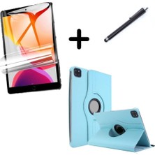 Undeplus iPad Air 13INÇ M4/m3/m2 ile Uyumlu Kılıf Dönen Tablet Kilifi Ekran Koruyucu+Kalem 2026-2024