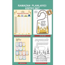 Moontime Alaçatı Çocuklar Için Ramazan Planlayıcı ve Dua Etkinlik Seti, Eğlenceli ve Öğretici