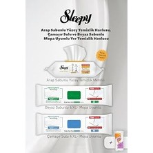 Sleepy Kolay Yüzey Temizlik Havlusu 3' Lü Set ve Hediye Pamuk