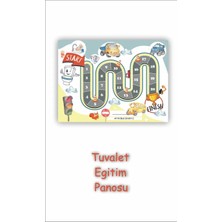 Moontime Alaçatı Sürpriz Etiketli Eğlenceli ve Eğitici Tuvalet Eğitimi Sticker Panosu