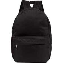 Av A Dos Siyah Unisex Orjinal Impartex Kumaş Dizüstü Laptop Okul Kurs Kamp Seyehat Gezi Günlük Kullanım Sırt Çantası