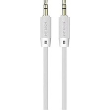 Hytech HY-X70 1m Beyaz 3.5mm Stereo Ses Kablosu