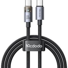 Mcdodo CA-5580 Type-C To Type-C 100W 1.2m Hızlı Şarj ve Data Kablosu 1,2m