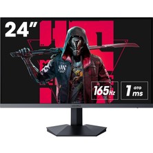 Kooruı Monitör 24E3 23.8ınç, 165Hz, Fhd, 1080P(1920*1080), 1ms, Ips, Adaptive Sync, Monitörler,gaming, HDMI 1.4*2, Dp 1.2*1, Eğilmek：-5~15°, Yukarı ve Aşağı, Görme Açısı 178°, VESA，75*75MM, Siyah