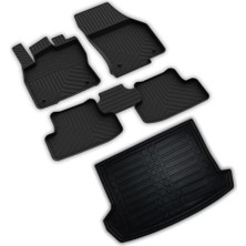 Ferrous Autoaccessories Volkswagen T Roc ile Uyumlu 4d Paspas ve Üst 3D Bagaj Havuzu 2019 ve Üstü