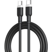 Xo 60W Hızlı Şarj Kablosu Type-C | NB-Q208B | Yumuşak Slikon Tasarım | Hızlı Veri Aktarımı | 1 Metre | Siyah