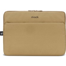Mack MCE-1503 14.1" Nova Eco Çevre Dostu 13-14 Inç Yeni MacBook Pro Için Kılıf, Aksesuar Bölmeli Laptop Kılıfı, Ykk Fermuarlı Notebook & Tablet Kılıfı, Camel
