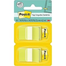 Renas Store Post-It Bayraklar, 50/dispenser, 2 Dispenser/paket, 1" Geniş, Parlak Yeşil (680-BG2)