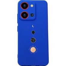S19 Max Pro S ile Uyumlu Kamera Korumalı Silikon Kılıf, Mavi