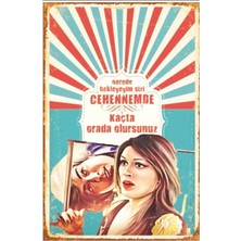 Dekolia Kuşe Kağıt Duvar Posteri Nerede Bekleyeyim Sizi Retro Vintage DRTR0096