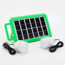 Orret Home 2 Ampullü Solar Panelli Powerbank Özellikli Kamp Işığı Seti – Güneş Enerjili LED Kamp Aydınlatma Sistemi, Taşınabilir Şarjlı Çadır Lambası, Outdoor Acil Durum Işığı
