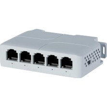 Sreuyong 5 Port 10/100 Mbps Poe Genişletici 1 In 4 Out Ağ Anahtarı Tekrarlayıcı IEEE802.3AF/AT/BT Poe Anahtarı Nvr Ipc Için 1 Adet